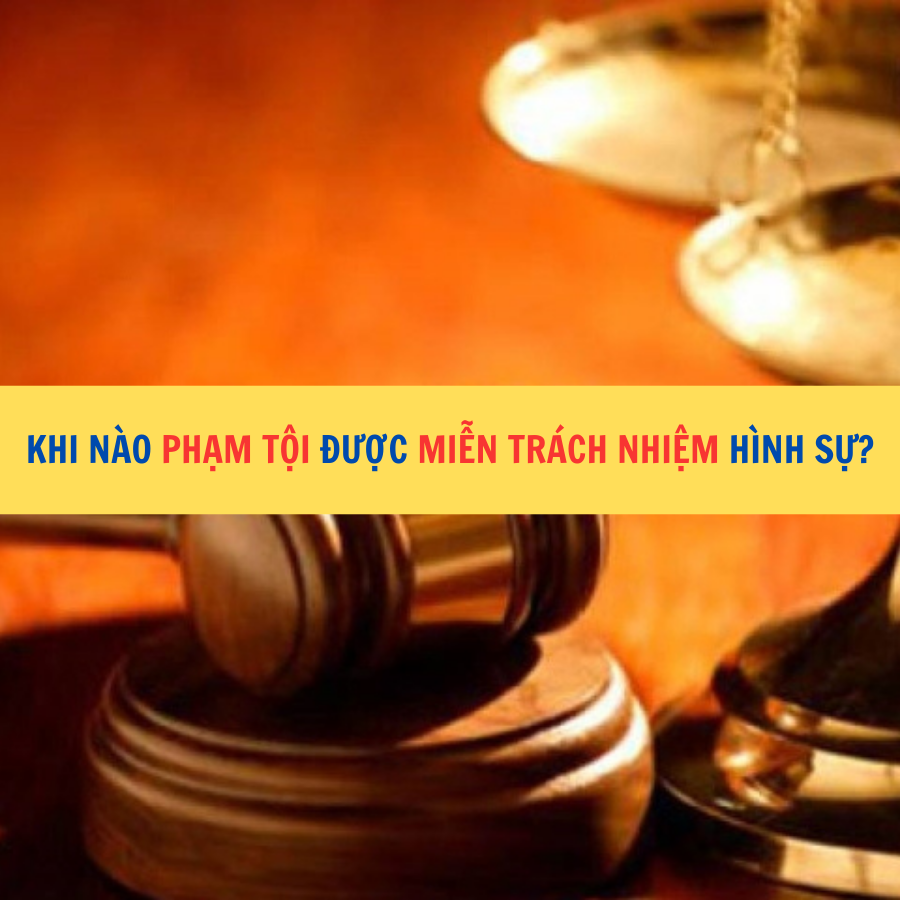 Khi n&agrave;o phạm tội được miễn tr&aacute;ch nhiệm h&igrave;nh sự?