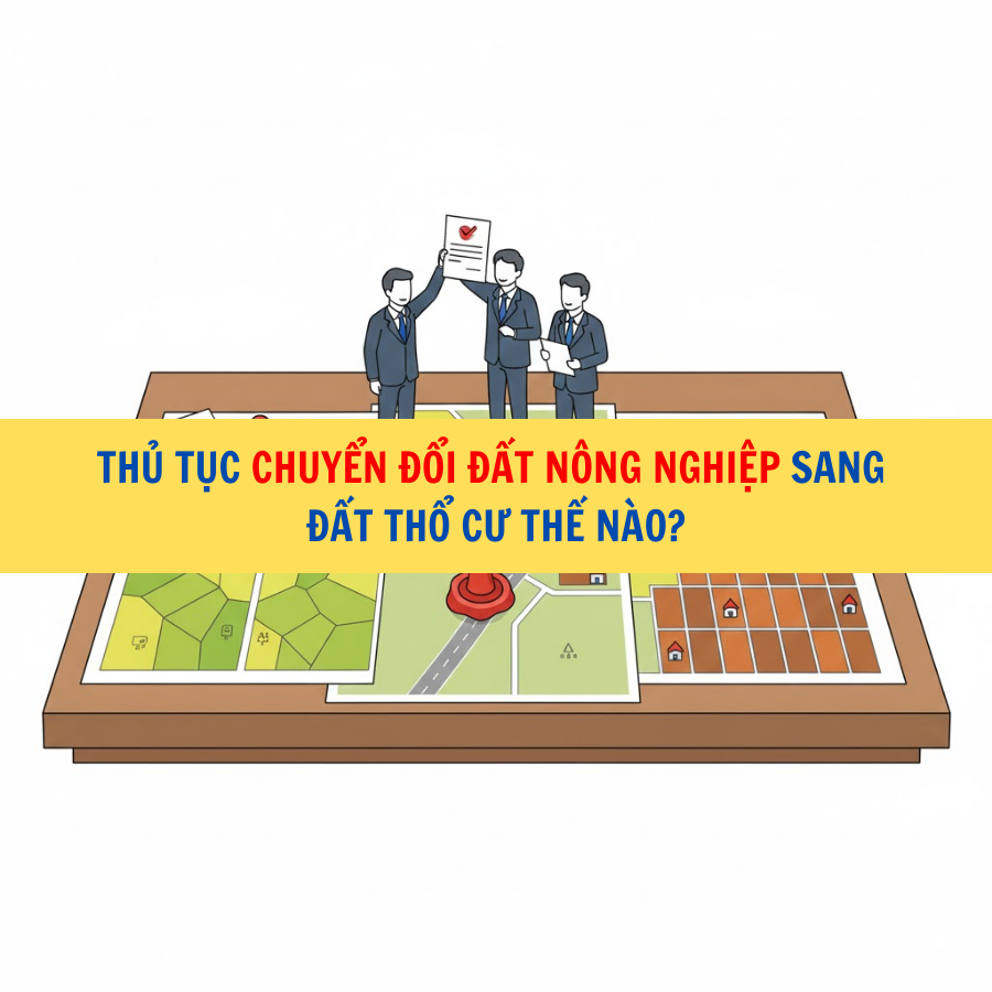 Thủ tục chuyển đổi đất nông nghiệp sang đất thổ cư thế nào?