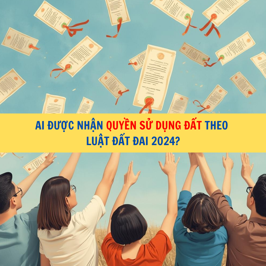 Ai được nhận quyền sử dụng đất theo Luật Đất đai 2024?