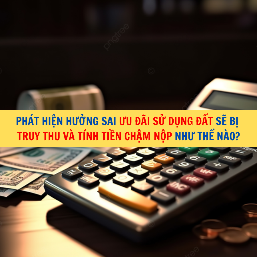 Ph&aacute;t hiện hưởng sai ưu đ&atilde;i sử dụng đất sẽ bị truy thu v&agrave; t&iacute;nh tiền chậm nộp như thế n&agrave;o?