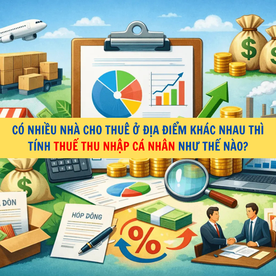 C&oacute; nhiều nh&agrave; cho thu&ecirc; ở địa điểm kh&aacute;c nhau th&igrave; t&iacute;nh thuế thu nhập c&aacute; nh&acirc;n như thế n&agrave;o?