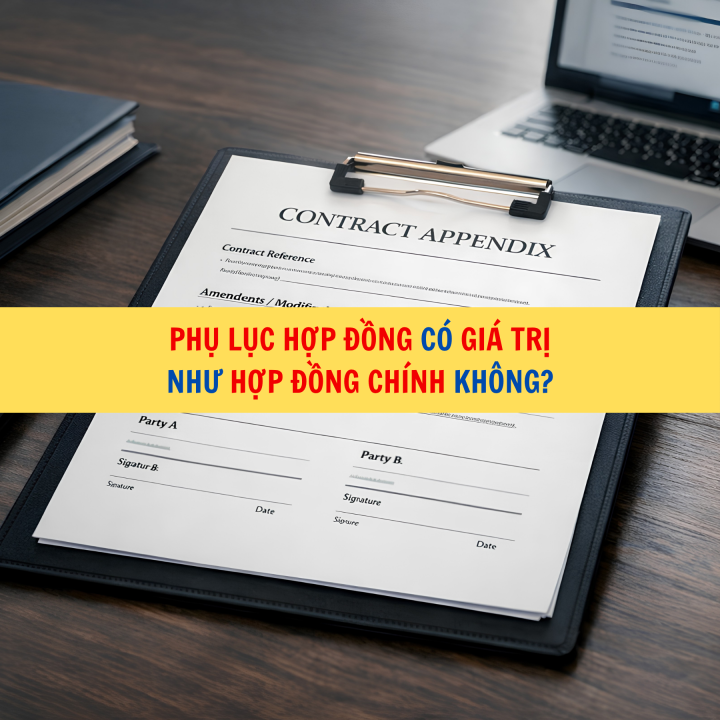 Phụ lục hợp đồng có giá trị như hợp đồng chính không?