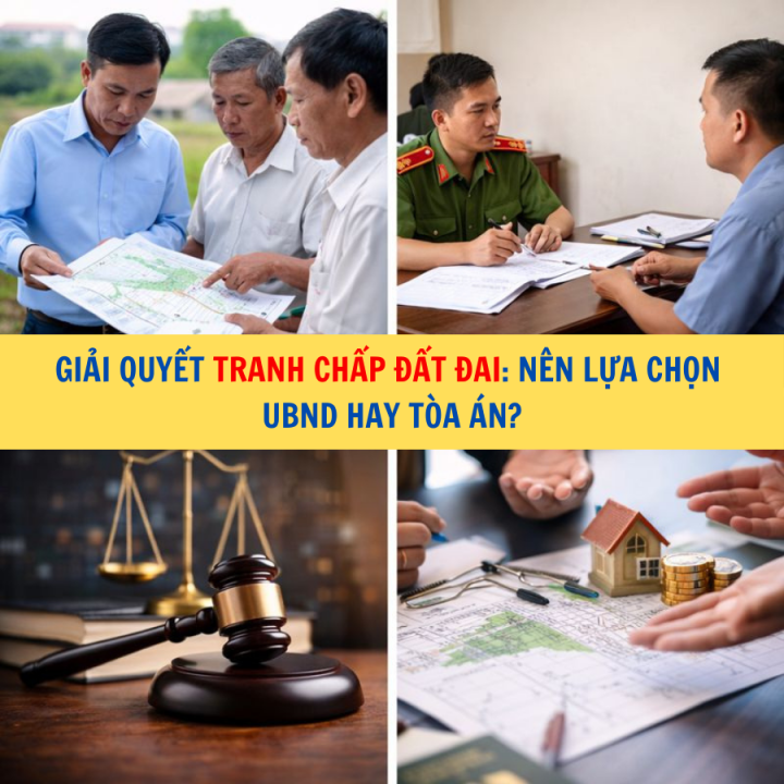 Giải quyết tranh chấp đất đai: Nên lựa chọn UBND hay Tòa án?